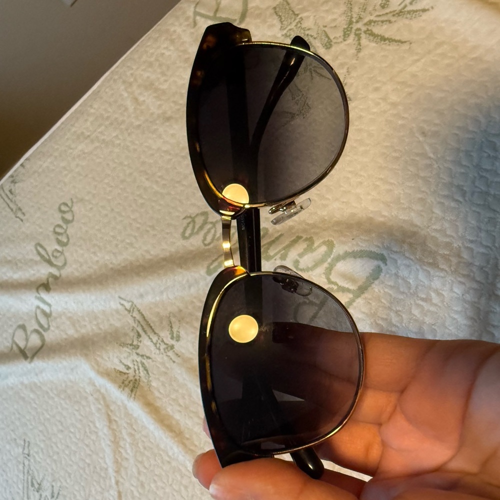 Ray-Ban Brown and Black Clubmaster Glasses